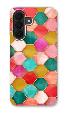 Hexagons in stained glass