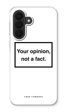 Your opinion
