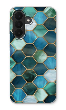Hexagons in stained glass
