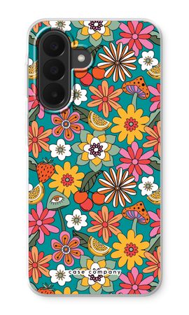 Retro Flowers N°2 - Blue