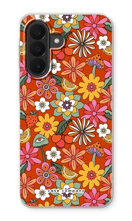 Retro Flowers - Red