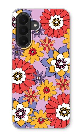 Retro Flowers - Purple