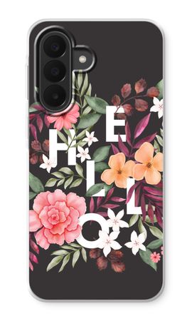 Hello in flowers