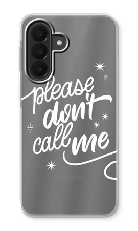 Don't call