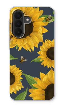 Sunflower and bees
