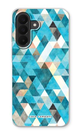 Coloured triangles blue