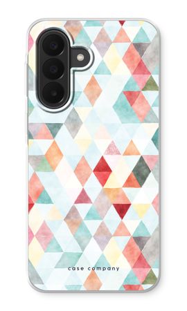 Coloured triangles pastel