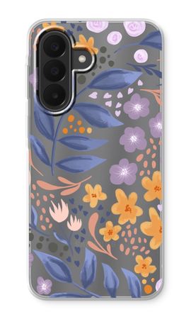 Flowers with blue leaves