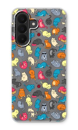 Colourful cats