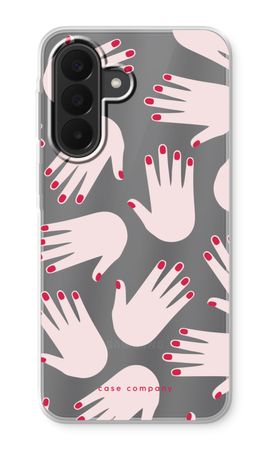 Hands pink