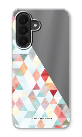 Coloured triangles pastel