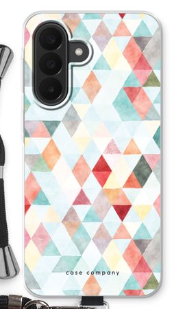Coloured triangles pastel
