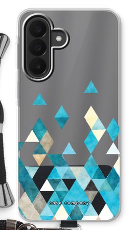 Coloured triangles blue