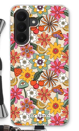 Retro bloemen N°2 - Geel