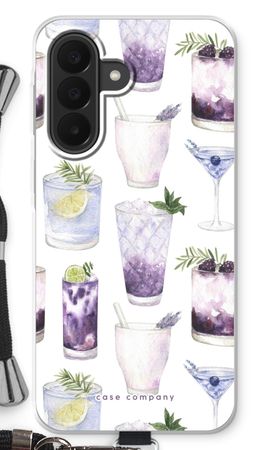 Violet cocktails