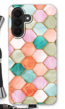 Hexagons in stained glass