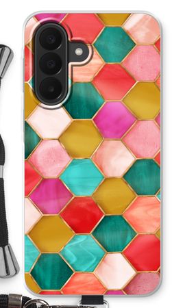 Hexagons in stained glass