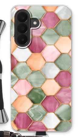 Hexagons in stained glass