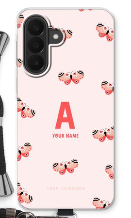 Rosy Butterflies Monogram