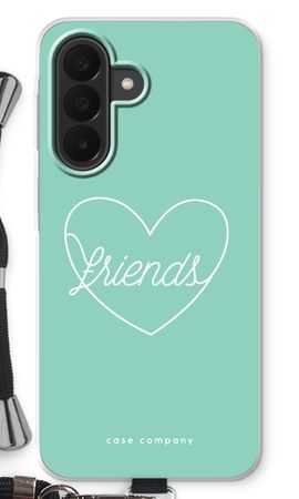Friends heart pastel