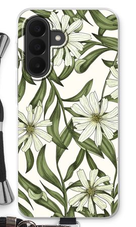 White flower pattern
