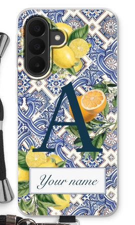 Monogram Blue tiles