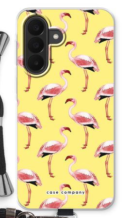 Flamingo's geel