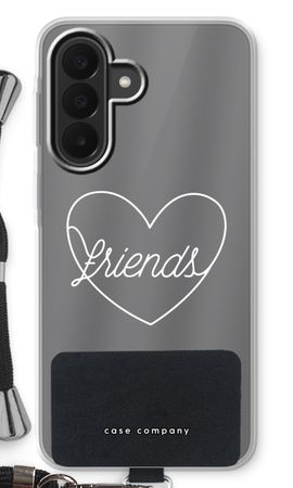 Friends heart pastel