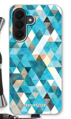 Coloured triangles blue