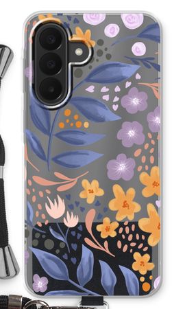 Flowers with blue leaves