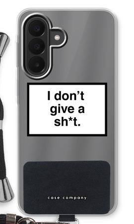 Don't give a shit