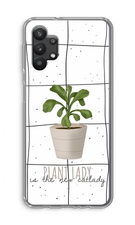 Houseplant on windowpane