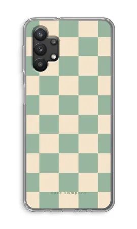 Checkered Mint, Samsung Galaxy A32 5G weiche Hülle