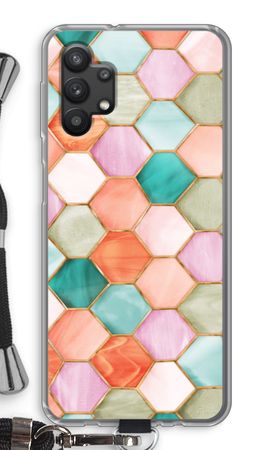 Hexagons in stained glass