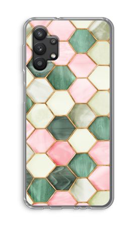 Hexagons in stained glass