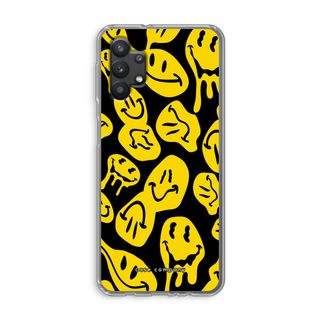 Smeltende smiley - Geel