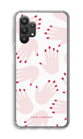 Hands pink