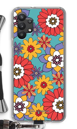 Retro Flowers - Blue