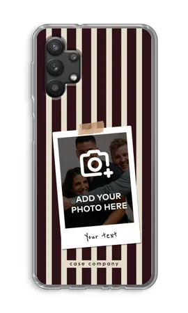Polaroid - Retro, Samsung Galaxy A32 5G weiche Hülle