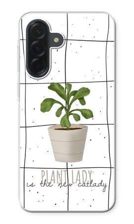 Houseplant on windowpane