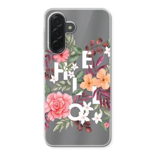 Hello in flowers