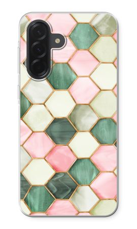 Hexagons in stained glass