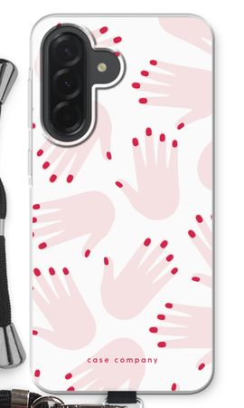 Hands pink