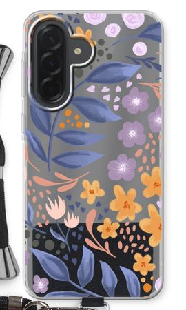 Flowers with blue leaves