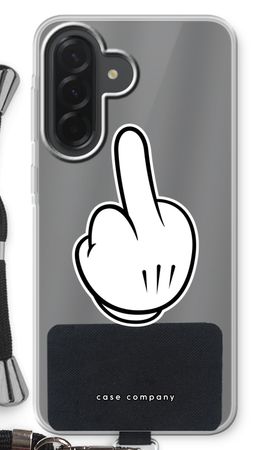 Middle finger white