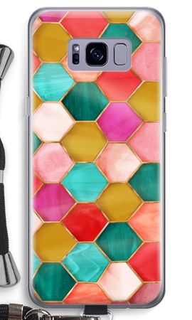 Hexagons in stained glass