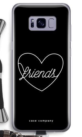 Friends heart black