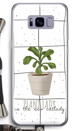 Houseplant on windowpane