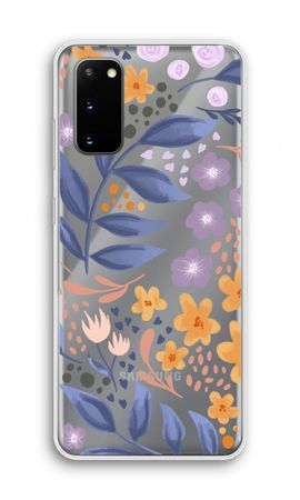 Flowers with blue leaves