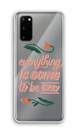 Optimistic flower girl